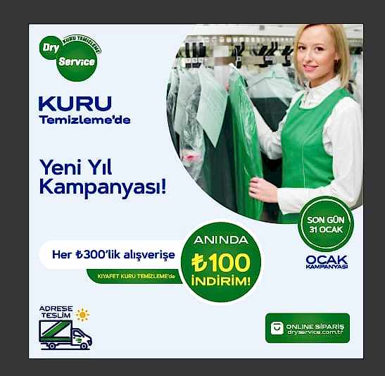 Kuru Temizlemede Yeni Yıl Kampanyası